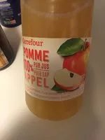 Mängden socker i Pomme 100% Pur Jus