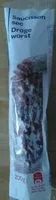 Mängden socker i Saucisson sec