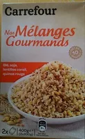 Mängden socker i blé et lentilles soja et Quinoa