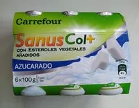 Mängden socker i Sanus col+ con esteroles vegetales añadidos azucarado