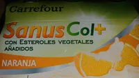 Mängden socker i Sanus col+ con esteroles vegetales añadidos naranja