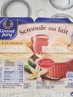 Mängden socker i Semoule au lait à la vanille