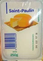 Mängden socker i Saint-Paulin (23 % MG)