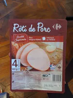 Mängden socker i Rôti de porc