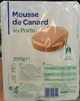 Mängden socker i Mousse de canard au Porto
