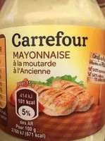 Mängden socker i Mayonnaise à la Moutarde à l'Ancienne