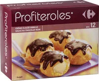 Mängden socker i Profiteroles crème glacée vanille