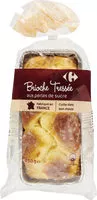 Mängden socker i Brioche tressée aux perles de sucre