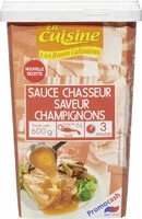 Mängden socker i Sauce chasseur saveur champignons