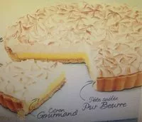 Mängden socker i Tarte au citron meringuée