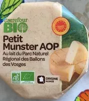 Mängden socker i Petit Munster AOP au lait du parc naturel