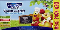 Mängden socker i Fruit &Cie 18 POMME 18 POMME FRAISE 18 POMME POIRE 18 POMME BANANE