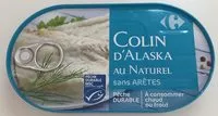 Mängden socker i COLIN D'ALASKA AU NATUREL sans arêtes