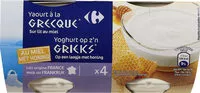Mängden socker i Yaourt à la GRECQUE Sur lit au miel
