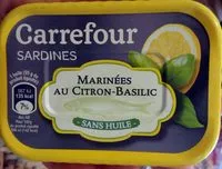Mängden socker i Sardines au citron & basilic