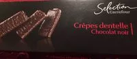Mängden socker i Crêpe dentelle au chocolat noir