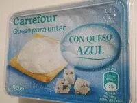 Mängden socker i Queso para untar con queso azul