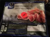 Mängden socker i Assortiment de charcuterie