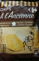 Mängden socker i Chips a l'ancienne