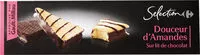 Mängden socker i Douceur d'amandes sur lit de chocolat