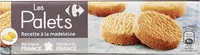 Mängden socker i Les Palets Recette à la Madeleine