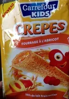 Mängden socker i Crêpes fourrage à l'abricot