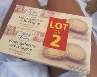 Mängden socker i Fines galettes de Bretagne