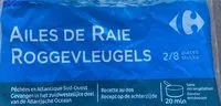 Mängden socker i Ailes de Raie Pêchées en Atlantique Nord-Ouest