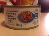 Mängden socker i Morceaux de thon listao