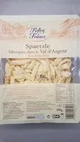 Mängden socker i Spaetzle d'Alsace aux Œufs frais
