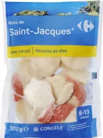 Mängden socker i Noix de Saint-Jacques*