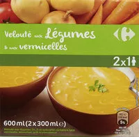 Mängden socker i Velouté aux Légumes & aux vermicelles