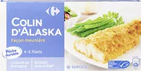 Mängden socker i Filets façon meunière Colin d'Alaska Saveur citron