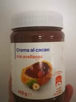 Mängden socker i Crema al cacao con avellanas