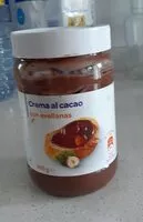 Mängden socker i Crema al cacao con avellanas