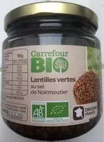 Mängden socker i Lentilles vertes au sel de Noirmoutier
