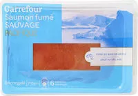 Mängden socker i Saumon fumé sauvage pacifique - Fumé au bois de hêtre - salé au sel sec