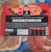 Mängden socker i Assortiment de charcuteries