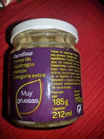 Mängden socker i Pointes d'asperges Blanches