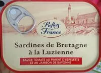 Mängden socker i Sardines de Bretagne à la Luzienne sauce tomate au piment d'Espelette et au jambon de Bayonne