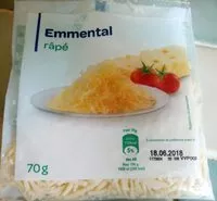Mängden socker i Emmental râpé