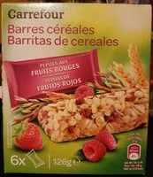 Mängden socker i Barres céréales Pépites aux fruits rouges