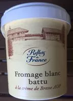 Mängden socker i Fromage Blanc Battu à la Crème de Bresse AOP
