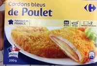 Mängden socker i Cordons Bleus de Poulet