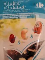 Mängden socker i Vitalité Cranberries, noix de cajou, noix de pécan