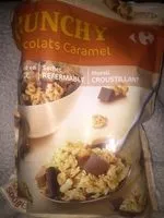 Mängden socker i Crunchy 2 chocolats saveur caramel