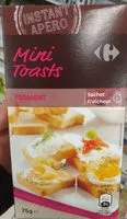 Mängden socker i Mini Toasts - Froment