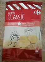 Mängden socker i Chips Classic