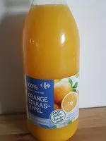 Mängden socker i 100% pur jus orange Sans pulpe
