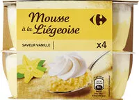 Mängden socker i Mousse à la Liégeoise saveur vanille